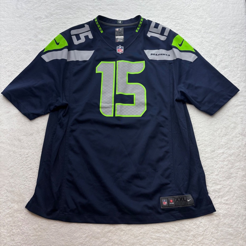 Nike Seattle Seahawks Matt Flynn 15 NFL Jersey Blue Mens XXL